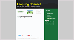 Desktop Screenshot of leapfrogconnect.org