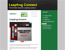 Tablet Screenshot of leapfrogconnect.org